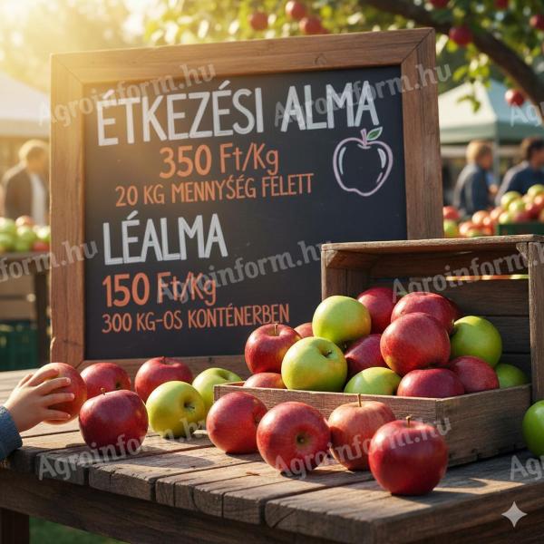 Étkezési alma / Léalma - Hajdúnánásról közvetlenül a termelőtől