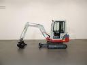 Takeuchi TB219 mini kotró eladó – 2016, 230 üzemóra, 2000 kg
