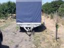 Humbaur HTV 2000 utánfutó eladó – jó állapot,  2000 kg össztömeg,  műszaki 2026-ig