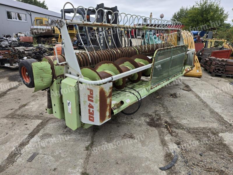 Claas PU430 szálastakarmány felszedő adapter 4,3 m munkaszélességgel