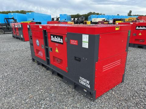 Új Ashita LG145 generátor-aggregátor, 138 kVA, 3 fázis, dízel motorral Új Ashita LG145 generátor-aggregátor, 138 kVA, 3 fázis, dízel motorral