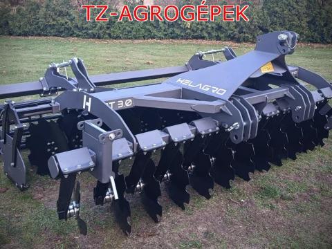 HELAGRO BT típusú fix vázas, függesztett rövidtárcsák több méretben HELAGRO BT típusú fix vázas, függesztett rövidtárcsák több méretben