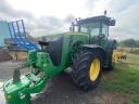 John Deere 8370R traktor kapcsolható ikerkerékkel,  ápoló kerék garnitúrával