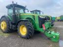 John Deere 8370R traktor kapcsolható ikerkerékkel,  ápoló kerék garnitúrával