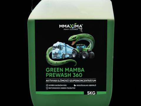 Mmaxima Green Mamba Prewash 360 habosító előmosó szuperkoncentrátum traktorokhoz 5kg Mmaxima Green Mamba Prewash 360 habosító előmosó szuperkoncentrátum traktorokhoz 5kg