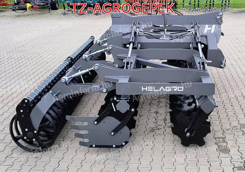 HELAGRO BTH függesztett, hidraulikusan csukható rövidtárcsák több méretben, közvetlenül a magyarországi importőrtől