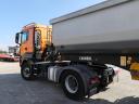 Eladó MAN TGS 18.480 4x4 teherautó és Carnehl CHKS/AH alumínium félpótkocsi
