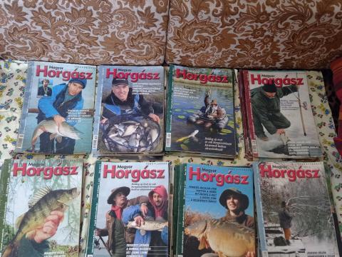 Magyar horgász archív lapszámai 70db. 2004 - 2013 Magyar horgász archív lapszámai 70db. 2004 - 2013