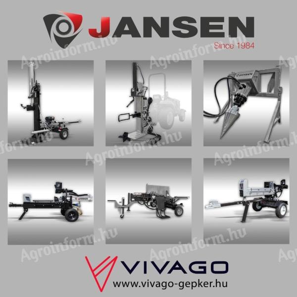 JANSEN hasítógépek széles választéka a Vivago Gépker kínálatában