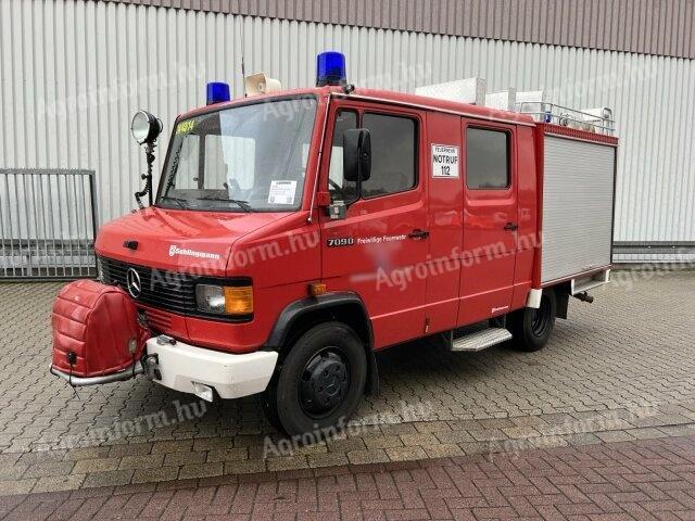 Mercedes-Benz 709 D 4x2 Doka / 1988 / 36 200 km / Lízing 20%-tól