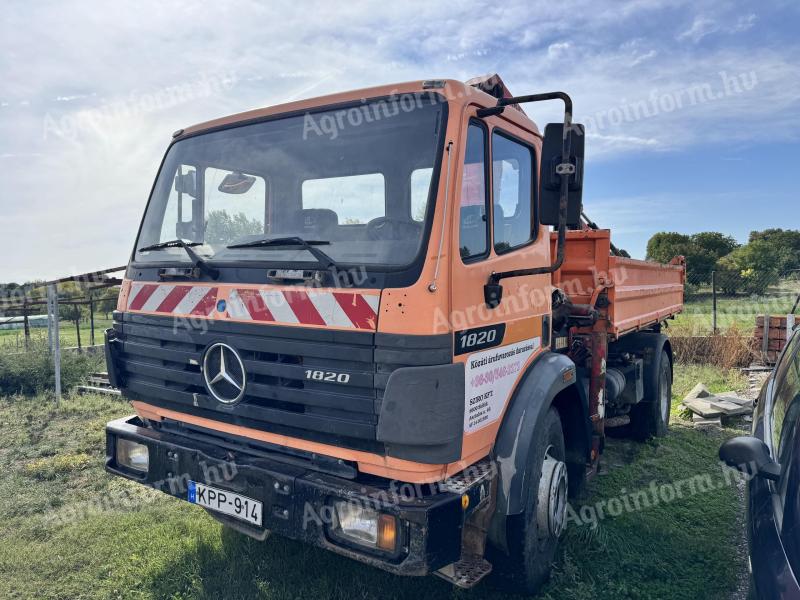 Mercedes-Benz 1820K Palfinger PR8000 billenős teherautó eladó