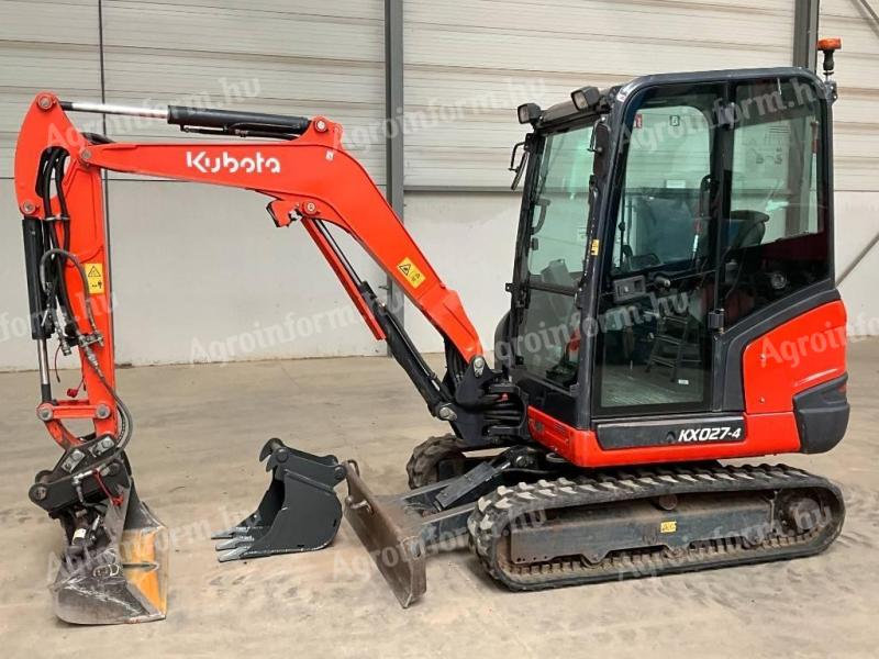Kubota KX 027-4 HI / 2018 / 1.396 üzemóra / Lízing 20%-tól
