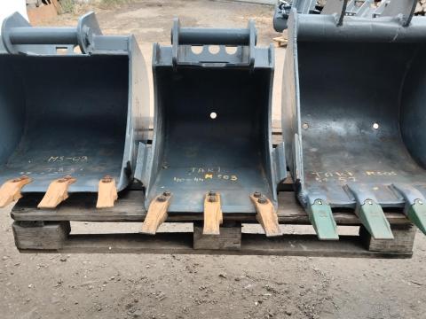 Rakodógép mélyásó kanalak 40, 50, 60 cm MS03 adapterhez