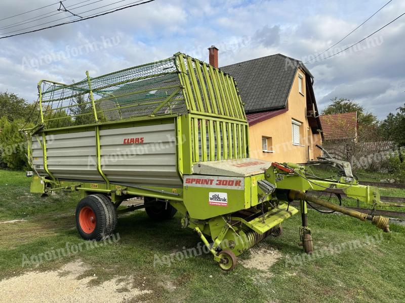 CLAAS Sprint 300K hamster rendfelszedő pótkocsi