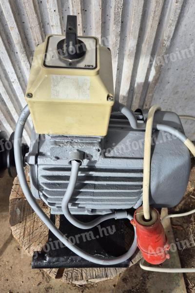 Terménymozgatáshoz háromfázisú tárcsás villanymotor eladó Nyíregyházán