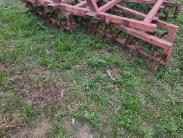 Ásóborona 280 cm munkaszélességgel, 3 sor kapával, dupla rögtörővel eladó