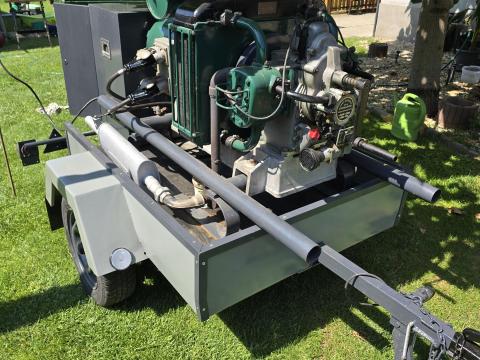 Aggregátor utánfutón eladó Aggregátor utánfutón eladó