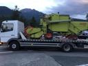Gépszállítás kombájn, traktor, MTZ, Dutra, New Holland, Claas, tartály, John Deere