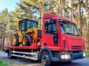 Gépszállítás kombájn, traktor, MTZ, Dutra, New Holland, Claas, tartály, John Deere