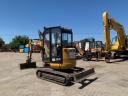 Caterpillar 302.7DCR minikotró eladó – 2016-os, 3 hengeres CAT motorral, gyorskapcsolóval