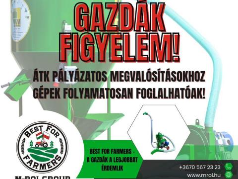 ÁTK pályázatos megvalósításokhoz gépek folyamatosan foglalhatók ÁTK pályázatos megvalósításokhoz gépek folyamatosan foglalhatók