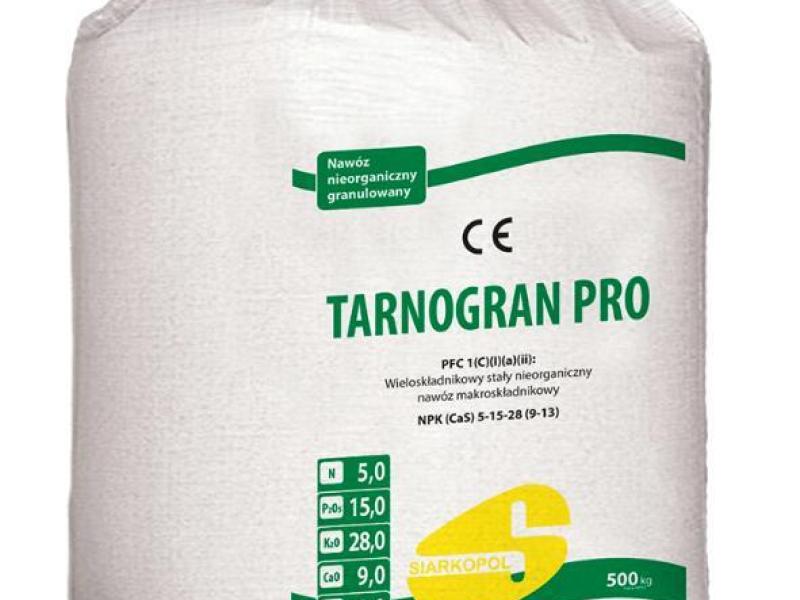 Tarnogran PRO – NPK (CaS) 5-15-28 (9-13) összetett műtrágya, univerzális tápanyag-utánpótlás Tarnogran PRO – NPK (CaS) 5-15-28 (9-13) összetett műtrágya, univerzális tápanyag-utánpótlás