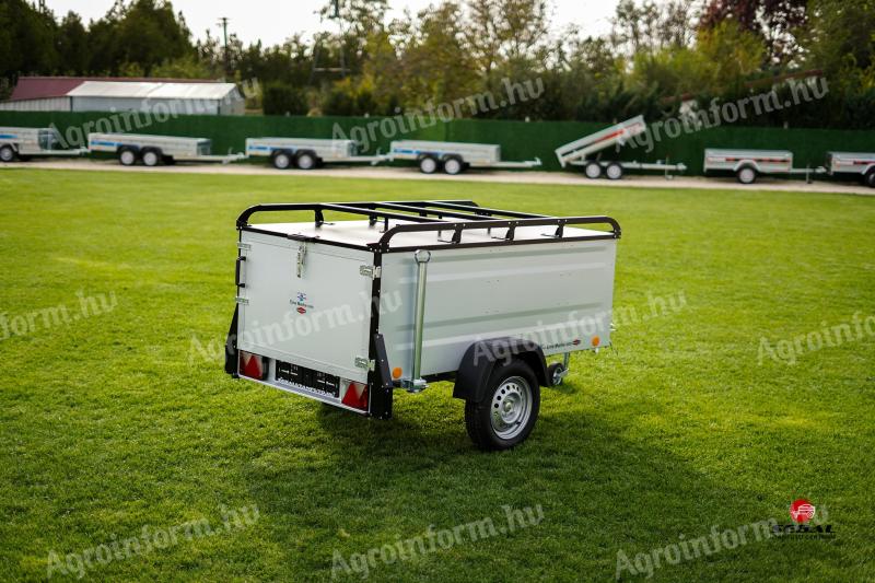 Új Tpv-Böckmann 2010/75 dobozos utánfutó most 711.000 Ft helyett 676.000 Ft