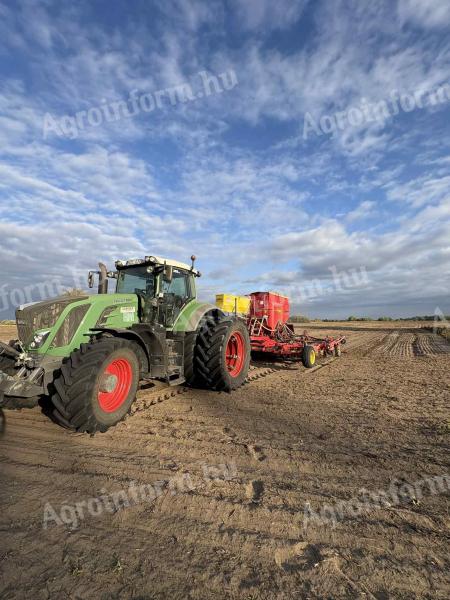 Vetés bérmunkában Fendt 826 traktorral és Vaderstad Rapid 600 S vetőgéppel