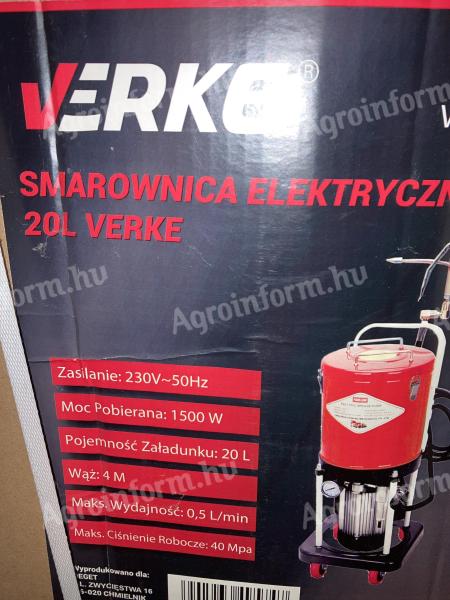 Elektromos zsírzógép eladó – 20 literes, 220V