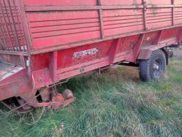 Hamster bála szállitó rendfelszedő pótkocsi eladó