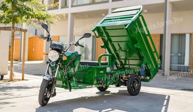 Carello LDR-25 E platós tricikli – elektromos teherbicikli mindennapi használatra