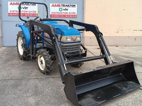 Iseki TG21F GEAS21 szervokormányos,  összkerekes,  irányváltós,  21 lóerős traktor homlokrakodóval Iseki TG21F GEAS21 szervokormányos,  összkerekes,  irányváltós,  21 lóerős traktor homlokrakodóval