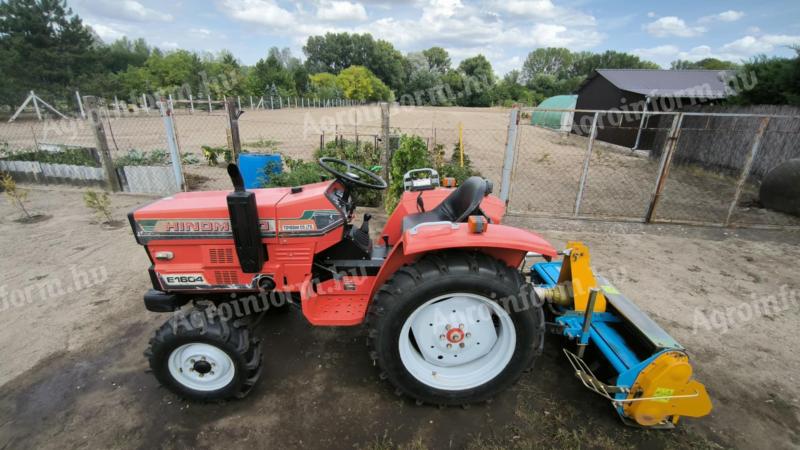 Eladó Hinomoto E1804 típusú japán import kistraktor TL 125 típusú talajmaróval