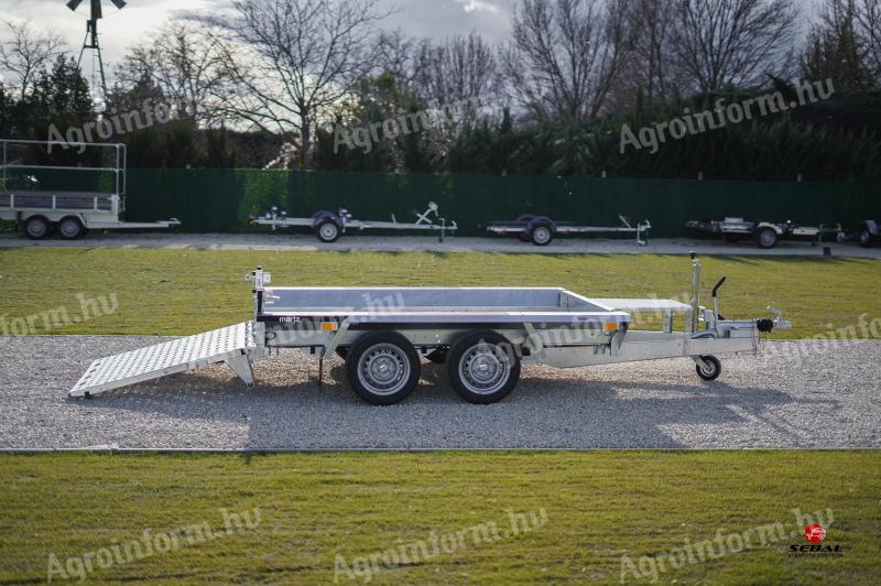 Új Martz Bau 260 gépszállító utánfutó (2700kg) most 1.790.000 Ft helyett br. 1.690.000 Ft