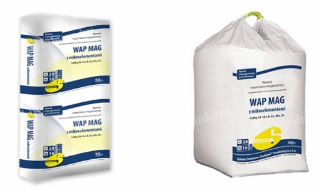 Wap Mag mikroelemekkel – ásványi és szerves talajokra, szántóföldi, gyep-, zöldség-, gyümölcs- és dísznövénykultúrák számára