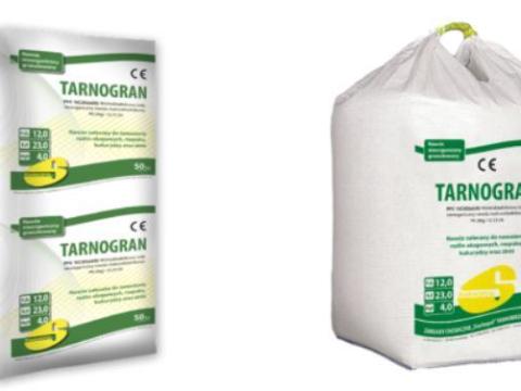 Tarnogran PK(Mg) 12-23(4) összetett műtrágya – szilárd, makrotápanyagot tartalmazó granulátum gyökérnövényekhez, gabonafélékhez és gyepterületekhez