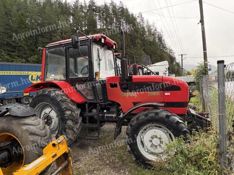 Fehéroroszország MTZ 1025.3 eladó - 110 HP traktor, teljesen szervizelve