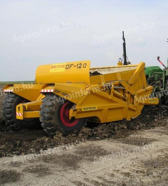 Montefiori DF-120 kaparógép eladó, 2005-ös gyártású, vontatott, hidraulikus