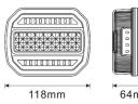 LED mágneses fénykészlet - vezeték nélküli 12/24V