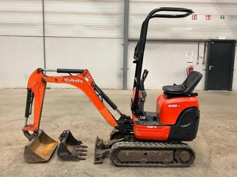 Kubota K 008-3 / 2017 / 1 002 üzemóra / Lízing már 20%-tól