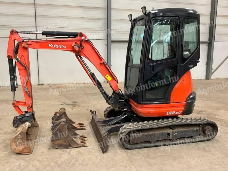 Kubota U20-3 A / 2014 / 1 722 üzemóra / Lízing 20%-tól