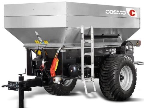 Új COSMO (olasz) TXR-S vontatott sószóró 4400 / 6600 L