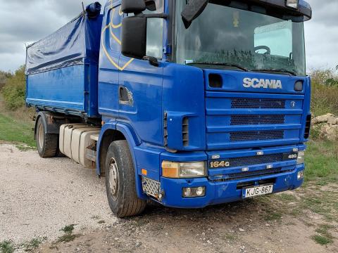 Eladó Scania 164G 480 V8 billencs teherautó Eladó Scania 164G 480 V8 billencs teherautó