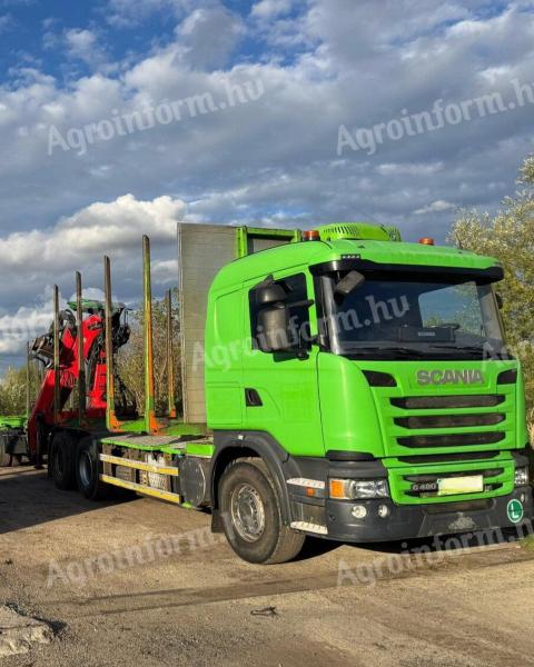 Scania G480 6x4 rönkszállító teherautó- 0%Áfa-Leszállítva