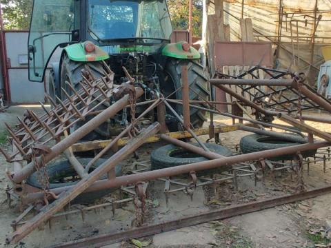 Nehéz fogas simítóval, 6,3 m szélességű