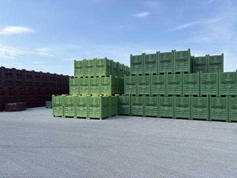 Eladó új műanyag tartályláda, konténer, big box a legkedvezőbb áron, leszállítással