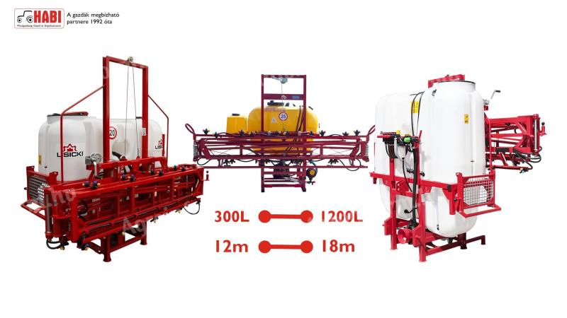 Szántóföldi permetezők gazdaságokra szabva – többféle méretben és felszereltséggel