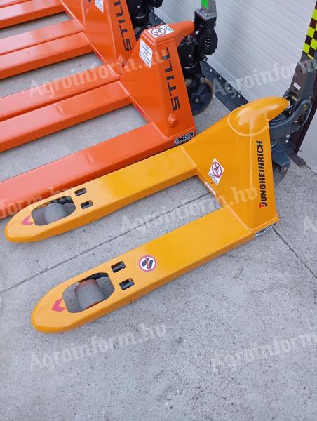 Jungheinrich rövid villás (80 cm) raklapemelő béka eladó