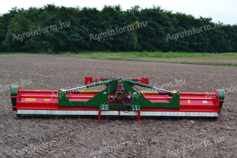 KG 6000 típusú 6 m-es hidraulikus szárzúzó