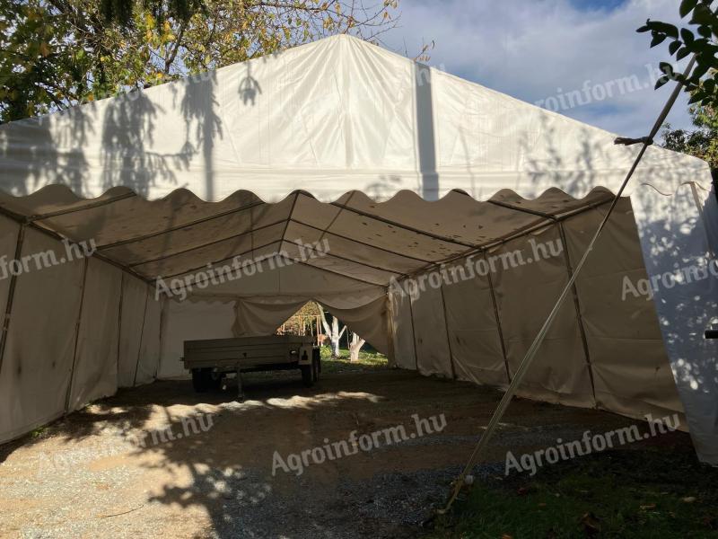 Ipari sátor 10x5 méteres, egy évet használt, féláron eladó